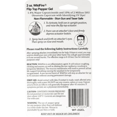 Wildfire 1.4% MC 2 Oz Sticky Pepper Gel